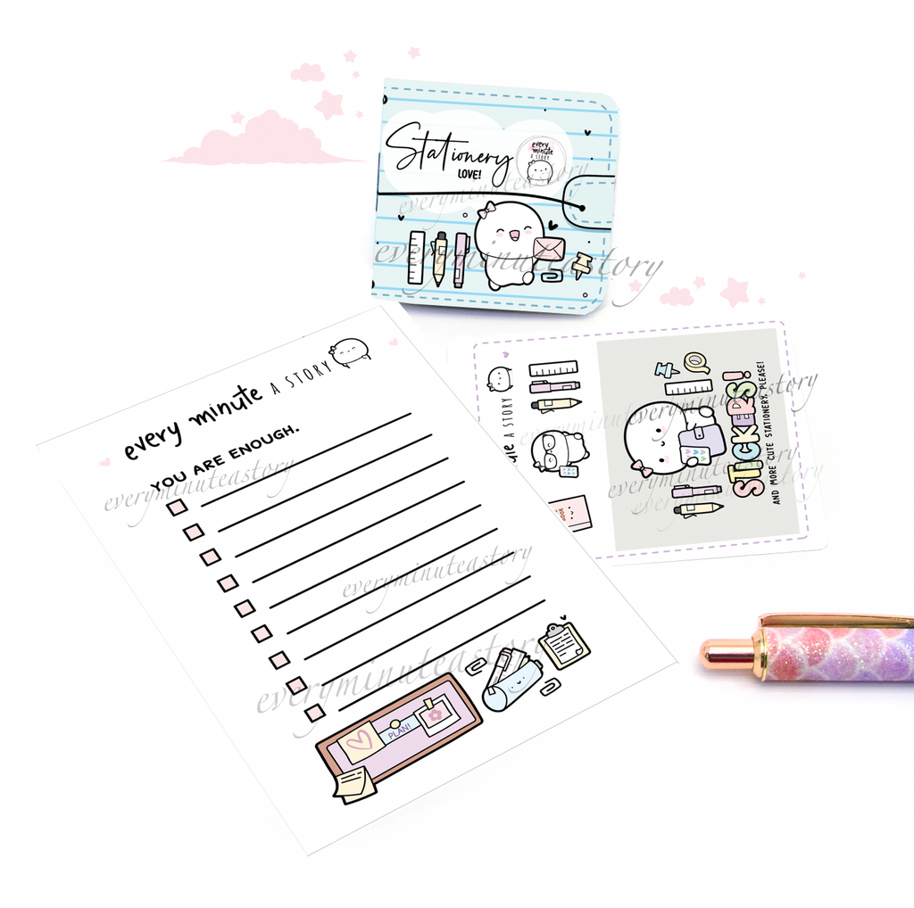 Stationery Love Sticker book and Jelly cover add on- LIMITED STOCK! – Every  Minute A Story