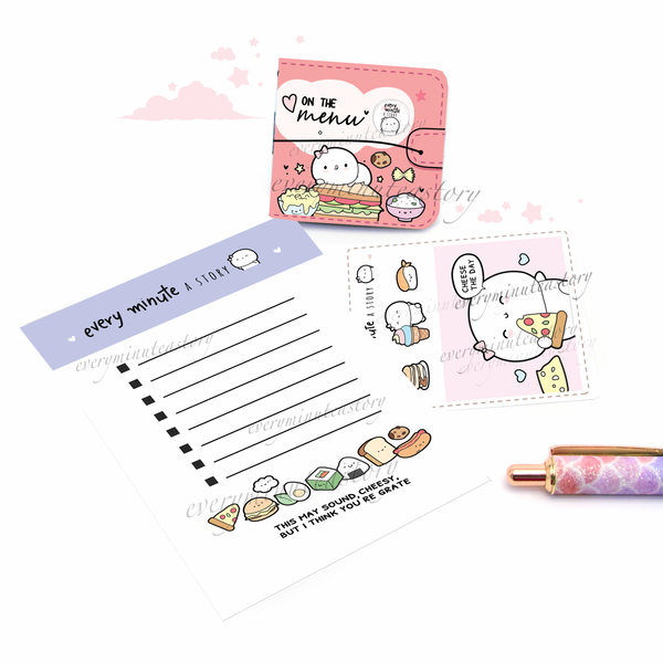 On the menu Sticker book and Jelly cover add on- LIMITED STOCK!