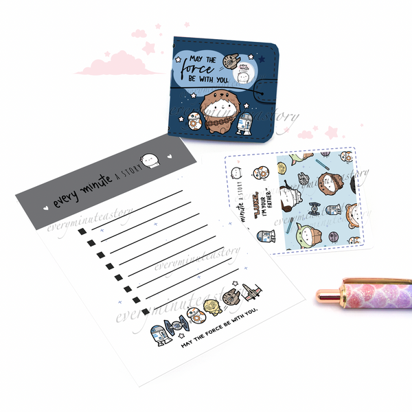 May the force be with you Sticker book and Jelly cover add on- LIMITED STOCK!