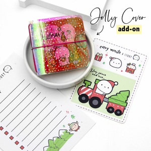 Merry & Bright Christmas sticker book and Jelly cover add on- Low Stock!