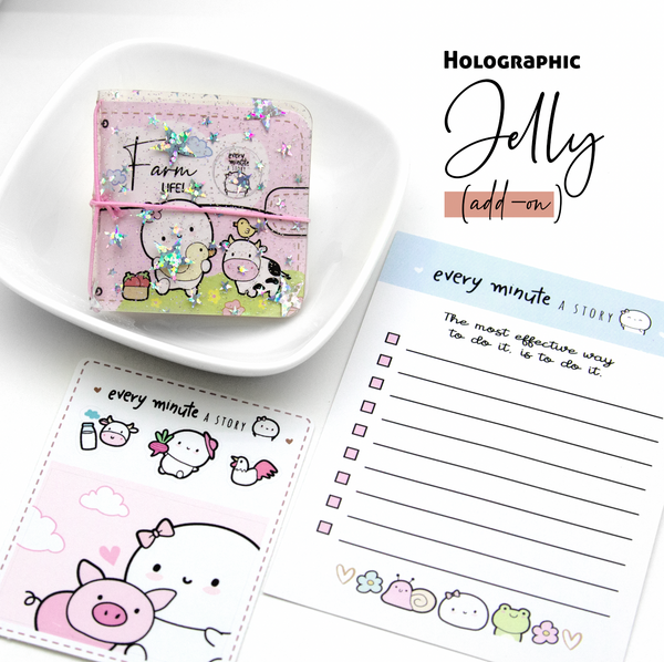 Farm life sticker book and Jelly cover add on- Limited Stock!
