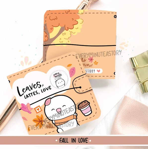 Leaves, lattes, love fall sticker book and Jelly cover add on- Limited Stock!
