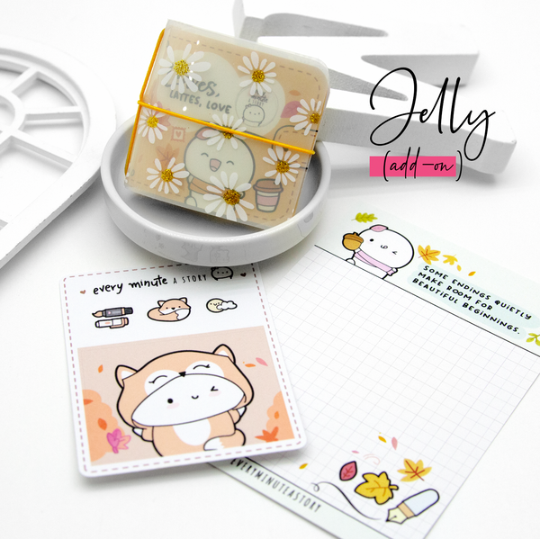 Leaves, lattes, love fall sticker book and Jelly cover add on- Limited Stock!