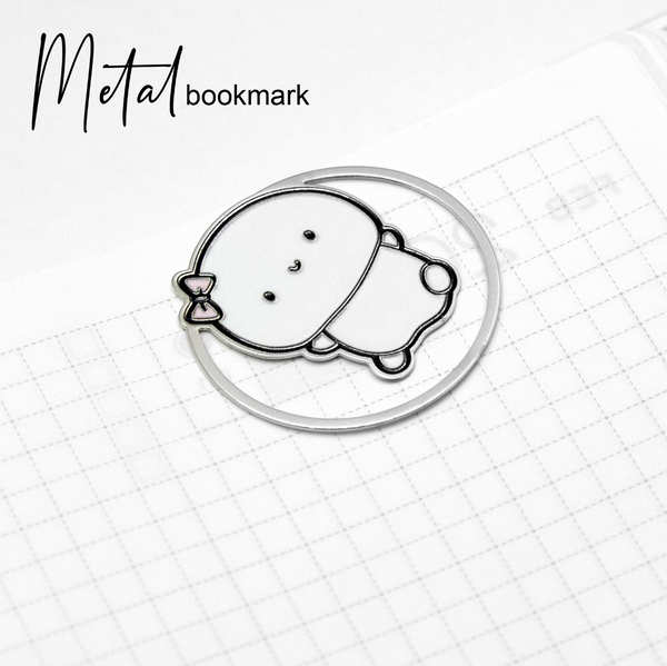 Beanie round metal bookmark, page marker- Limited Stock!