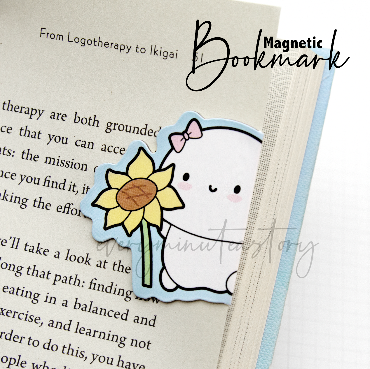 Sun kissed sunflower magnetic bookmark- Limited Stock!