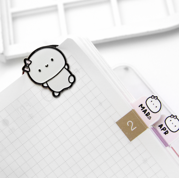 Beanie round metal bookmark, page marker- Limited Stock!