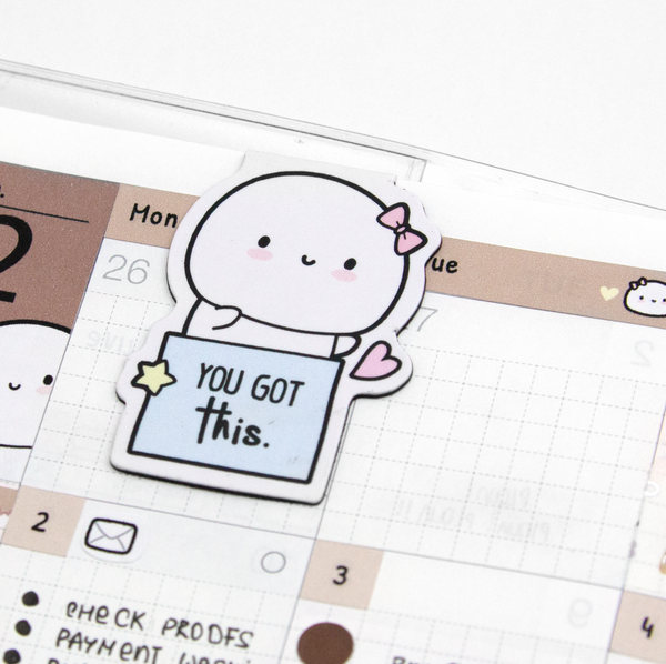 You got this, magnetic bookmark- Limited Stock!