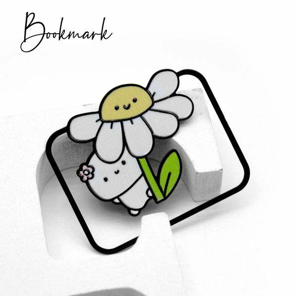 Daisy enamel bookmark/page marker -Limited Stock! Limit 1/order