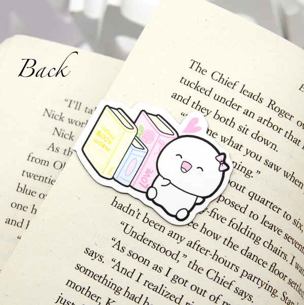 Bookworm Beanie, magnetic bookmark- Limited Stock!