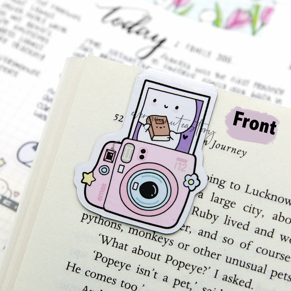 Wanderlust travel polaroid magnetic bookmark- LOW STOCK!