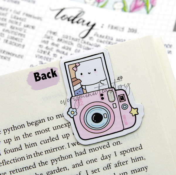 Wanderlust travel polaroid magnetic bookmark- LOW STOCK!