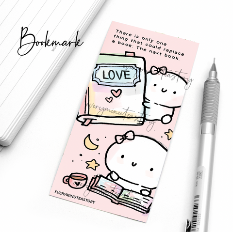 'The next book' inktober bookmark- Low Stock-limit 2/order