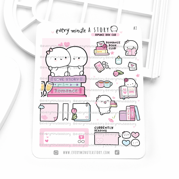 PRE-SALE! Romance book club Beanie stickers