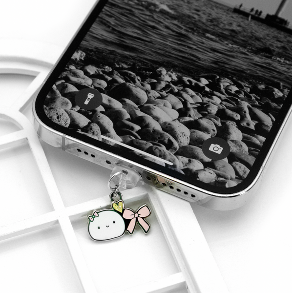 Beanie dust plug charm for phones/tablets- Limited Stock, limit 2/order