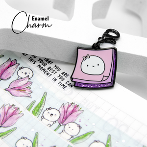 Sticky notes Beanie hard enamel charm Vol.2 - LOW STOCK!