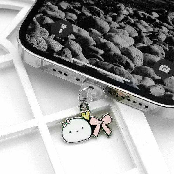 Beanie dust plug charm for phones/tablets- Limited Stock, limit 2/order