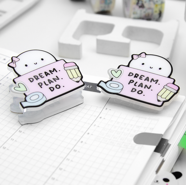 Dream.Plan.Do Beanie journal clip/bookmark, planner marker- Limited Stock, limit 1/order