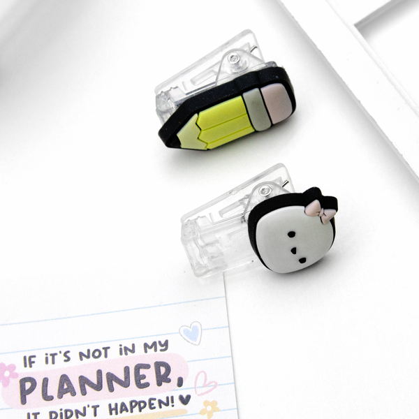 Beanie journal clips/bookmarks, planner marker- Limited Stock, limit 2/order