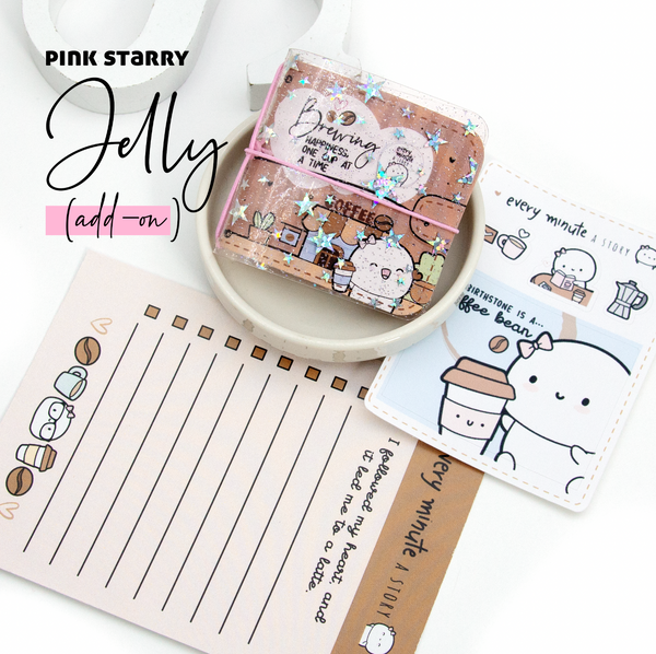 Coffee Lovers Sticker book and Jelly cover add on- LIMITED STOCK!