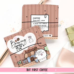 Coffee Lovers Sticker book and Jelly cover add on- LIMITED STOCK!