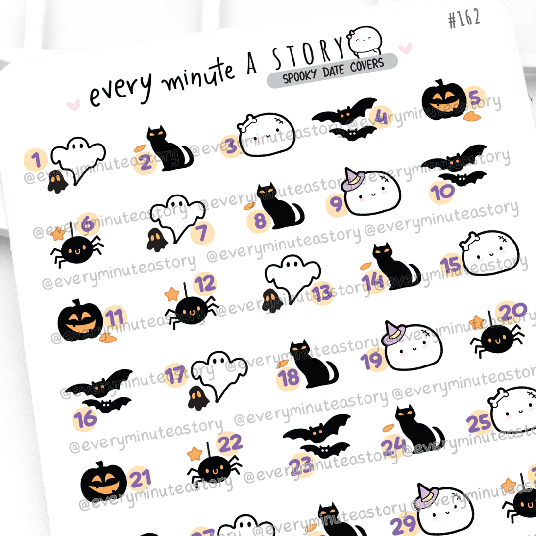 Spooky date covers,, halloween, fall- Low Stock!