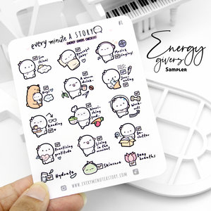 Energy givers Checklist stickers – Every Minute A Story