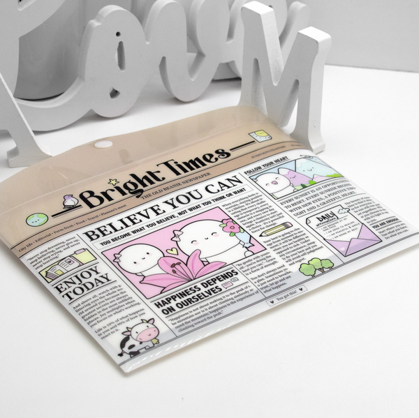 Bright times envelope, sticker storage, A5- Limited Stock! Limit 2/order