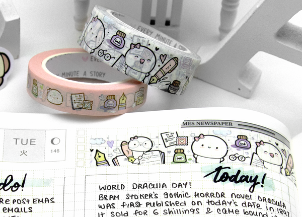 Inkbound Beanie washi set of 2 - Limited Stock, limit 2/order