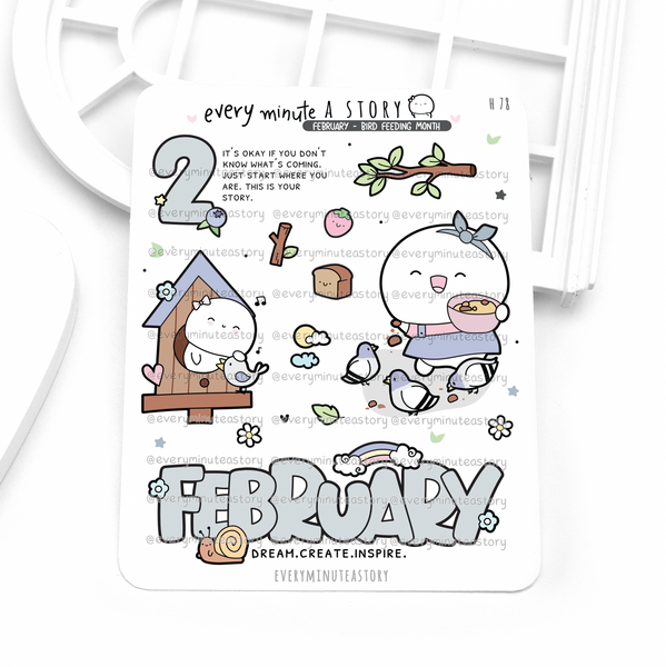 2025 monthly deco stickers, Vol.2