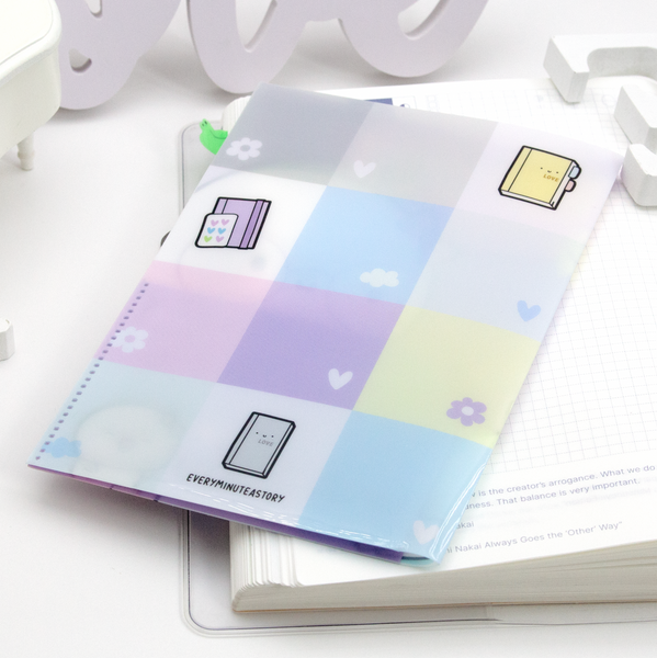 Planner girl sticker storage plastic folder, B6- Limited Stock! Limit 1/order