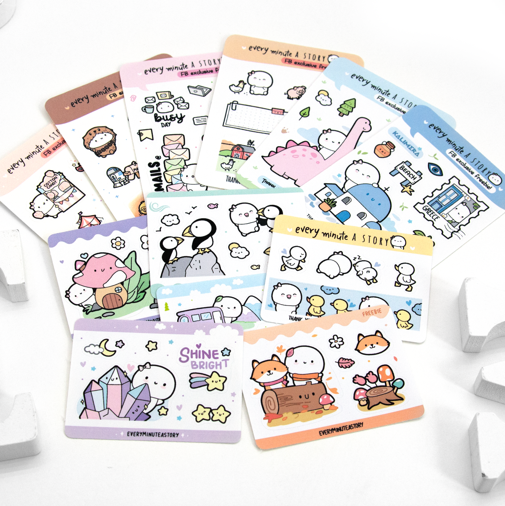 Set of 12 2024/2025 EMAS freebie samplers-  Limited Stock!