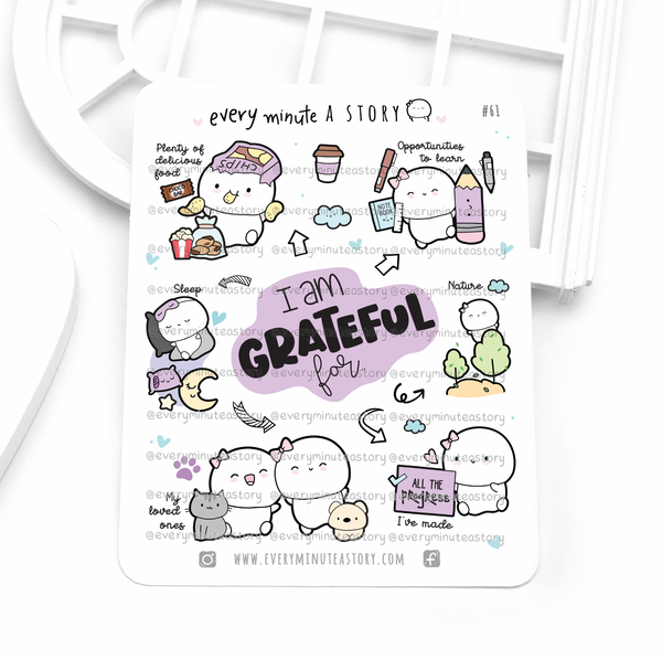 I'm grateful for... stickers