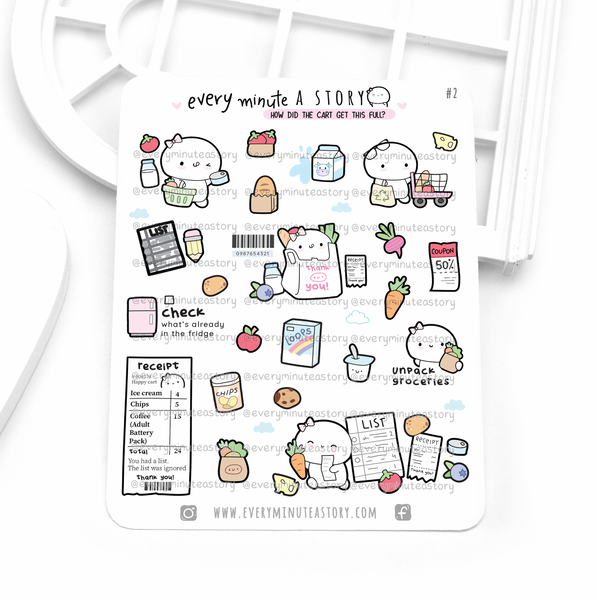 PRE-SALE! Grocery day Beanies stickers