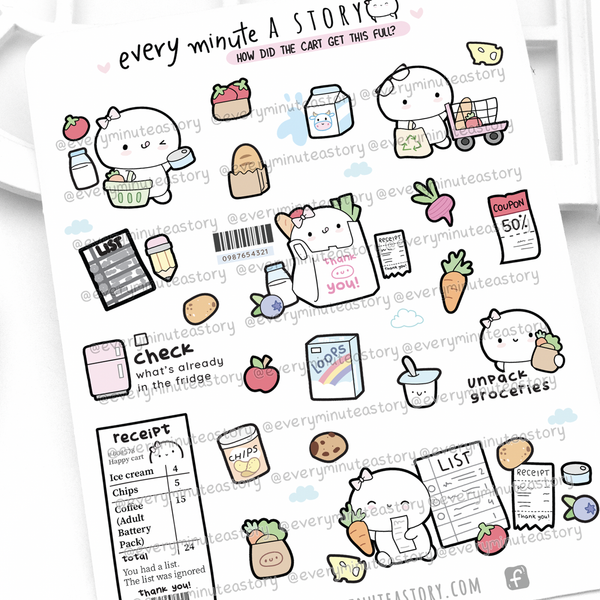PRE-SALE! Grocery day Beanies stickers