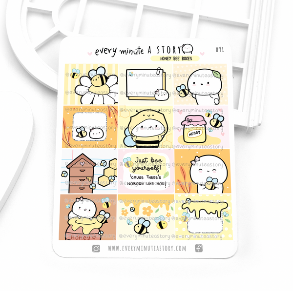 Honey bee deco boxes