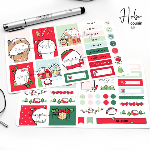 Christmas magic Hobonichi cousin kit- Low Stock!