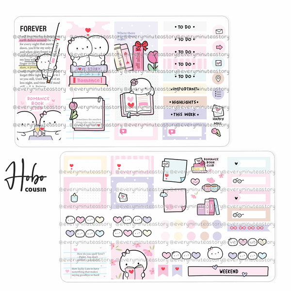 PRE-SALE! Romance book club Hobonichi cousin kit