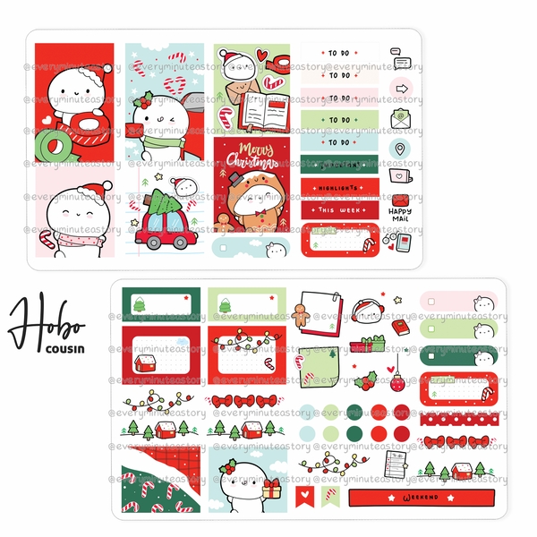 Merry Little Things, Christmas Hobonichi cousin kit