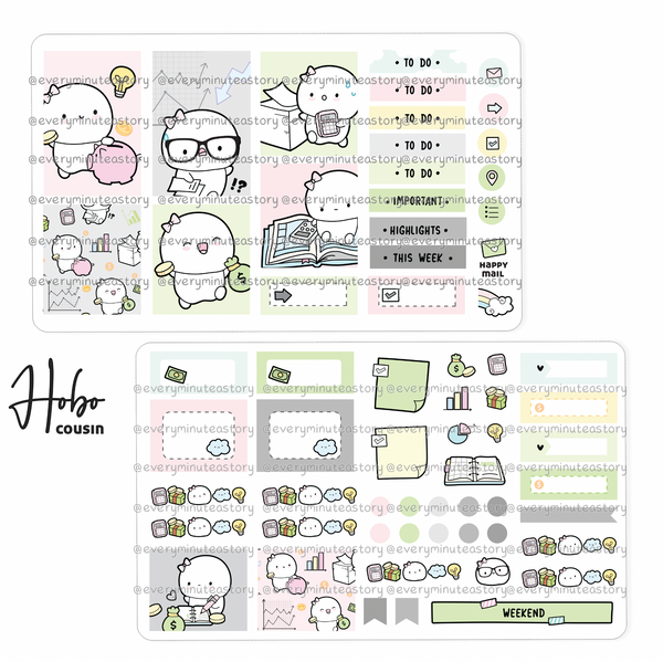 PRE-SALE! Finance/Budgeting Beanie Hobonichi cousin kit