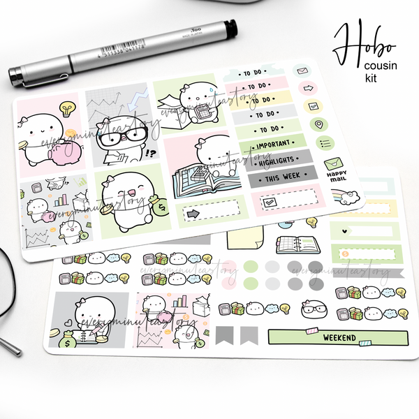 PRE-SALE! Finance/Budgeting Beanie Hobonichi cousin kit