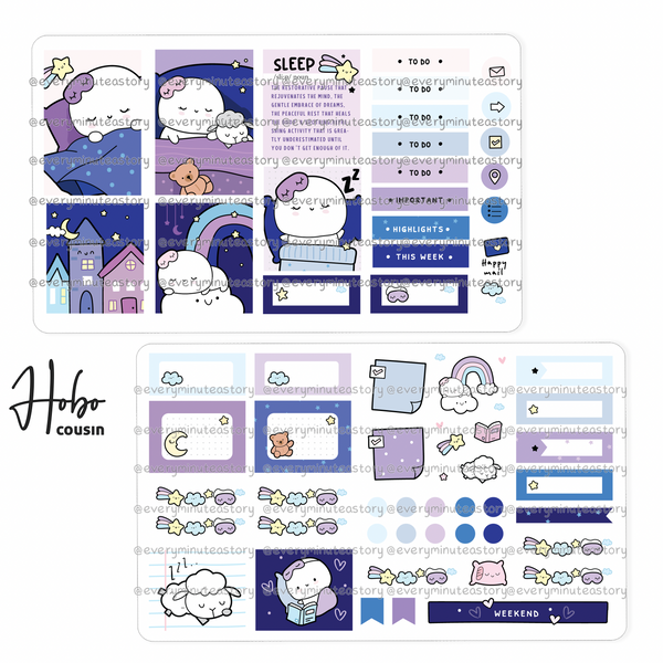 Bedtime Stories Beanie Hobonichi cousin kit