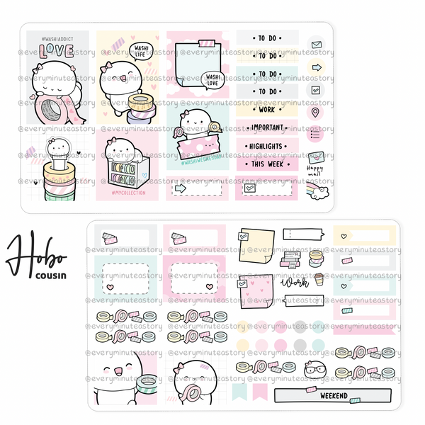 Washi lover hobonichi cousin kit