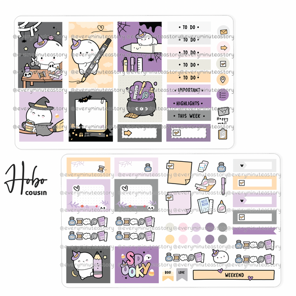 Witch-crafting Beanie Halloween Hobonichi cousin kit- LOW STOCK!