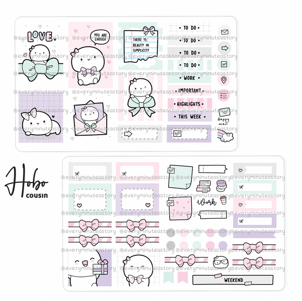 Just bows- Hobonichi cousin kit- LOW STOCK!