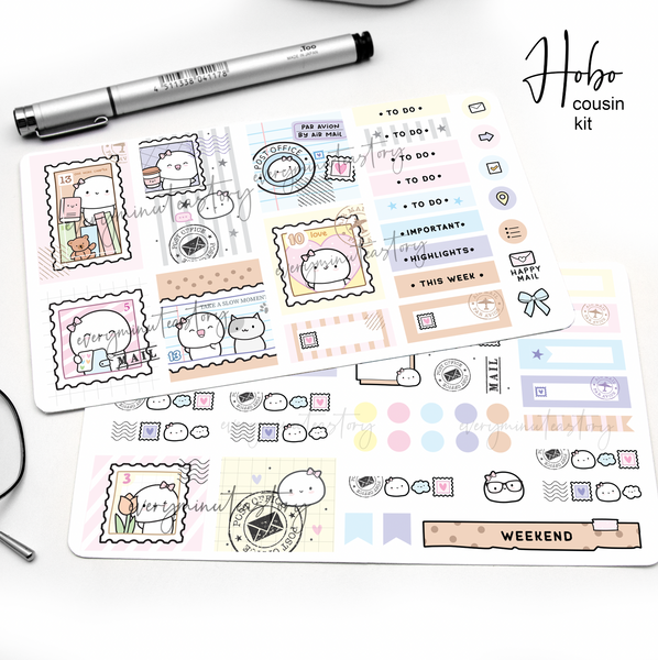 Pretty Paper Postage hobonichi cousin kit