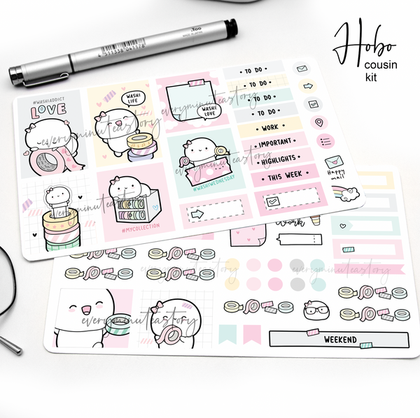 Washi lover hobonichi cousin kit