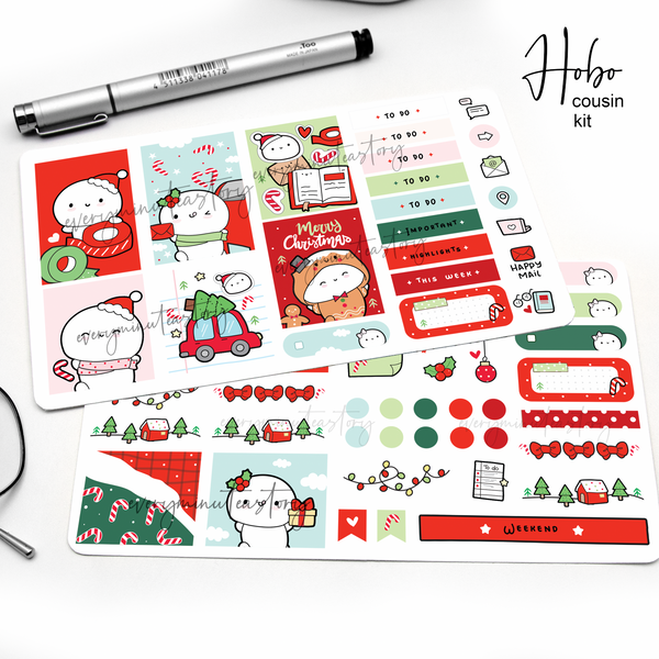 Merry Little Things, Christmas Hobonichi cousin kit
