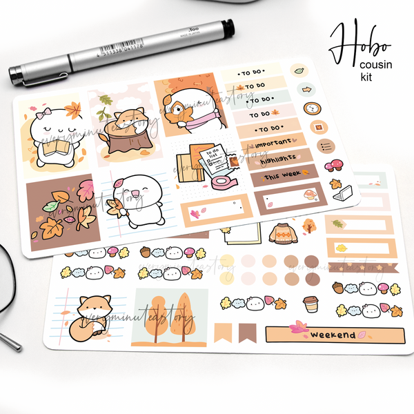 Autumn magic Hobonichi cousin kit