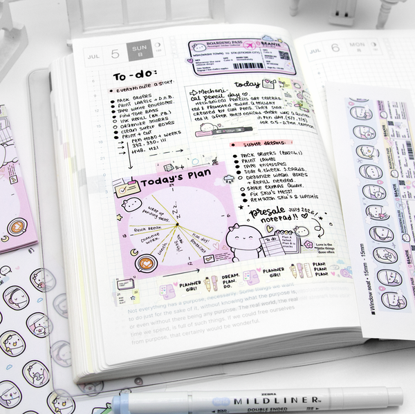 PRE-SALE! Today's plan, hourly notepad, quick daily planner