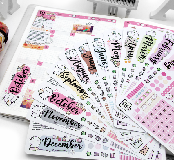2027 monthly kits for hobonichi cousin